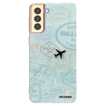 Picasee διαφανής θήκη σιλικόνης Samsung Galaxy S21+ 5G G996F - FLIGHT PATH