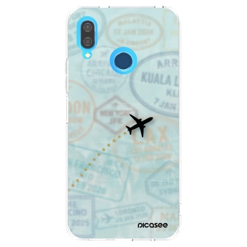 Picasee διαφανής θήκη σιλικόνης Huawei P20 Lite - FLIGHT PATH