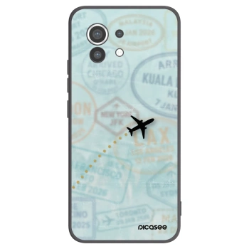 Picasee Μαύρη θήκη σιλικόνης για Xiaomi Mi 11 - FLIGHT PATH