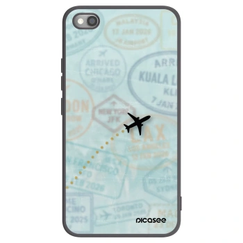 Picasee Μαύρη θήκη σιλικόνης για Xiaomi Mi Note 10 (Pro) - FLIGHT PATH