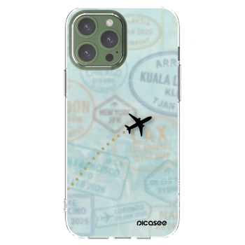 Picasee διαφανής θήκη σιλικόνης Apple iPhone 13 Pro Max - FLIGHT PATH