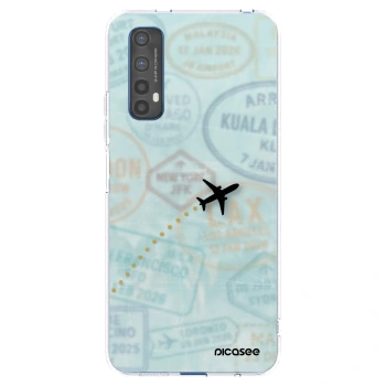 Picasee διαφανής θήκη σιλικόνης Realme 7 - FLIGHT PATH