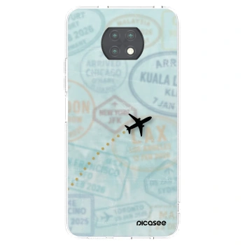 Picasee διαφανής θήκη σιλικόνης Xiaomi Redmi Note 9T - FLIGHT PATH