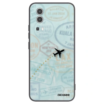 Picasee Μαύρη θήκη σιλικόνης για Vivo Y72 5G - FLIGHT PATH