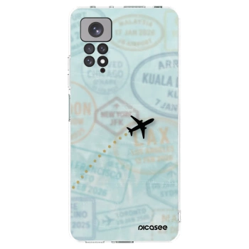 Picasee διαφανής θήκη σιλικόνης Xiaomi Redmi Note 11S 4G - FLIGHT PATH