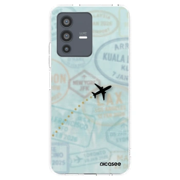 Picasee διαφανής θήκη σιλικόνης Vivo V23 5G - FLIGHT PATH