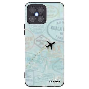 Picasee Μαύρη θήκη σιλικόνης για Honor X8 4G - FLIGHT PATH