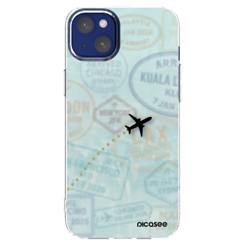 Picasee διαφανής θήκη σιλικόνης Apple iPhone 14 Plus - FLIGHT PATH