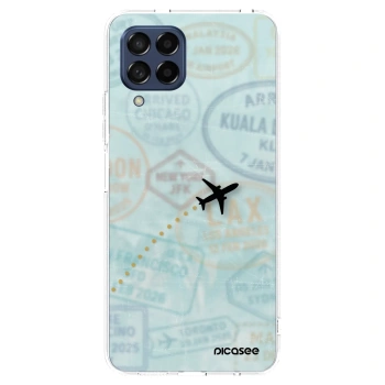 Picasee διαφανής θήκη σιλικόνης Samsung Galaxy M53 5G - FLIGHT PATH