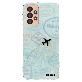 Picasee διαφανής θήκη σιλικόνης Samsung Galaxy A23 A236B 5G - FLIGHT PATH
