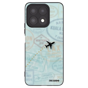Picasee Μαύρη θήκη σιλικόνης για Honor X8a - FLIGHT PATH