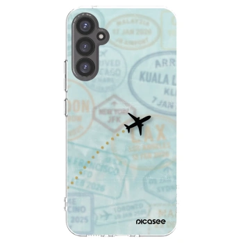 Picasee διαφανής θήκη σιλικόνης Samsung Galaxy A34 5G A346B - FLIGHT PATH