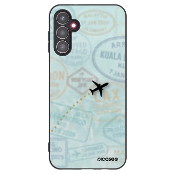 Picasee Μαύρη θήκη σιλικόνης για Samsung Galaxy A14 5G A146P - FLIGHT PATH