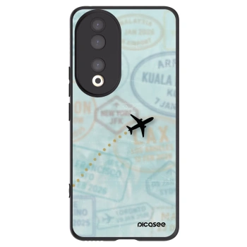 Picasee Μαύρη θήκη σιλικόνης για Honor 90 5G - FLIGHT PATH
