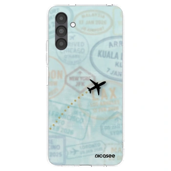 Picasee διαφανής θήκη σιλικόνης Samsung Galaxy A04s A047F - FLIGHT PATH
