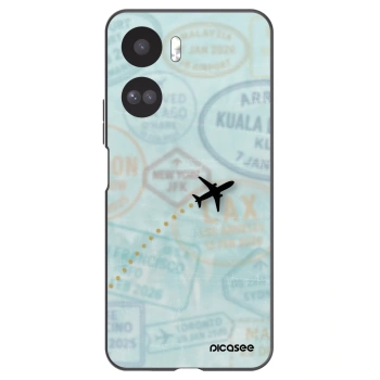 Picasee Μαύρη θήκη σιλικόνης για Honor 90 Lite 5G - FLIGHT PATH