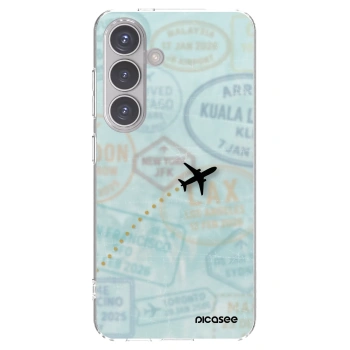 Picasee διαφανής θήκη σιλικόνης Samsung Galaxy S24 S921B 5G - FLIGHT PATH