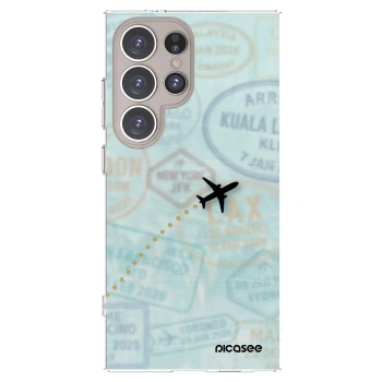 Picasee διαφανής θήκη σιλικόνης Samsung Galaxy S24 Ultra S928B 5G - FLIGHT PATH
