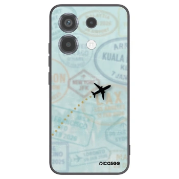 Picasee Μαύρη θήκη σιλικόνης για Xiaomi Poco X6 - FLIGHT PATH