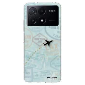 Picasee διαφανής θήκη σιλικόνης Xiaomi Poco X6 Pro - FLIGHT PATH