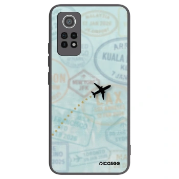 Picasee Μαύρη θήκη σιλικόνης για Xiaomi Redmi Note 12 Pro 4G - FLIGHT PATH