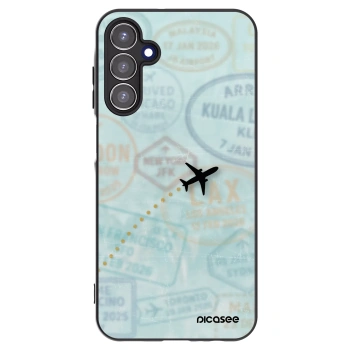 Picasee Μαύρη θήκη σιλικόνης για Samsung Galaxy A15 A156B 5G - FLIGHT PATH