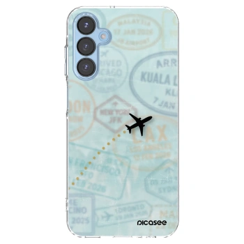 Picasee διαφανής θήκη σιλικόνης Samsung Galaxy A15 A156B 5G - FLIGHT PATH