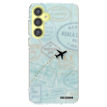 Picasee διαφανής θήκη σιλικόνης Samsung Galaxy A35 5G A356B - FLIGHT PATH
