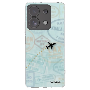 Picasee διαφανής θήκη σιλικόνης Xiaomi Redmi Note 13 Pro 4G - FLIGHT PATH
