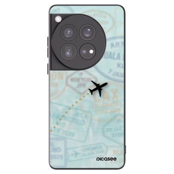 Picasee Μαύρη θήκη σιλικόνης για OnePlus 12 5G - FLIGHT PATH