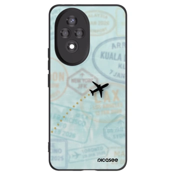 Picasee Μαύρη θήκη σιλικόνης για Honor 200 Pro 5G - FLIGHT PATH