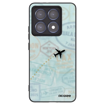 Picasee Μαύρη θήκη σιλικόνης για Xiaomi 14T Pro - FLIGHT PATH