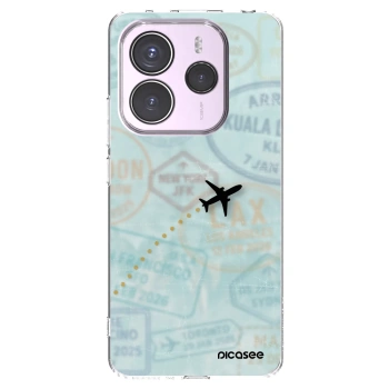 Picasee διαφανής θήκη σιλικόνης Xiaomi Redmi Note 14 5G - FLIGHT PATH