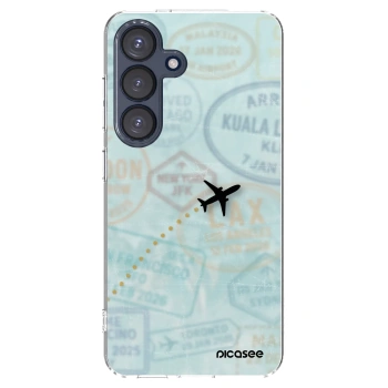 Picasee διαφανής θήκη σιλικόνης Samsung Galaxy S25 5G - FLIGHT PATH