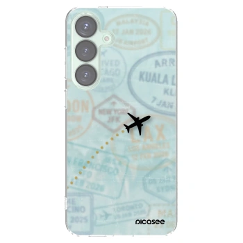 Picasee διαφανής θήκη σιλικόνης Samsung Galaxy S25+ 5G - FLIGHT PATH