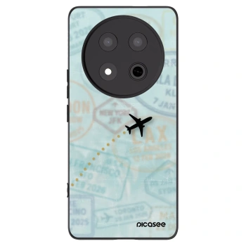 Picasee Μαύρη θήκη σιλικόνης για Honor Magic7 Lite 5G - FLIGHT PATH