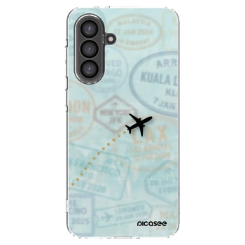 Picasee διαφανής θήκη σιλικόνης Samsung Galaxy A36 5G - FLIGHT PATH