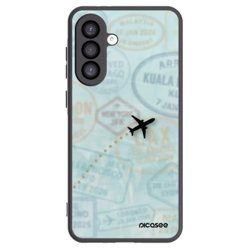 Picasee Μαύρη θήκη σιλικόνης για Samsung Galaxy A26 5G A266B - FLIGHT PATH