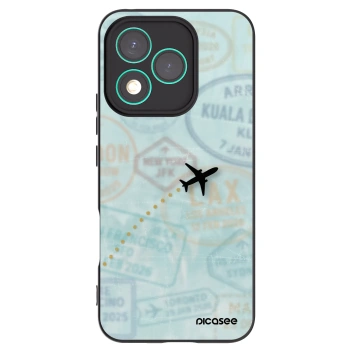 Picasee Μαύρη θήκη σιλικόνης για Honor 400 Lite 5G - FLIGHT PATH