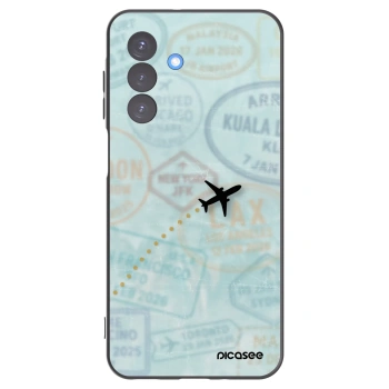 Picasee Μαύρη θήκη σιλικόνης για Samsung Galaxy A17 5G - FLIGHT PATH
