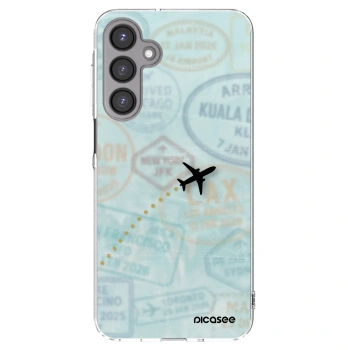 Picasee διαφανής θήκη σιλικόνης Samsung Galaxy A16 4G - FLIGHT PATH