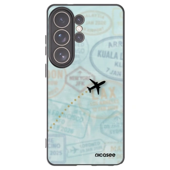 Picasee Μαύρη θήκη σιλικόνης για Samsung Galaxy S26 Ultra - FLIGHT PATH