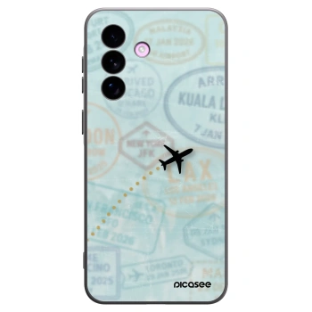 Picasee Μαύρη θήκη σιλικόνης για Samsung Galaxy A57 5G - FLIGHT PATH