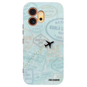 Picasee Μαύρη θήκη σιλικόνης για Honor 600 - FLIGHT PATH