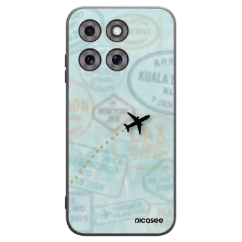 Picasee Μαύρη θήκη σιλικόνης για Motorola Moto G77 - FLIGHT PATH