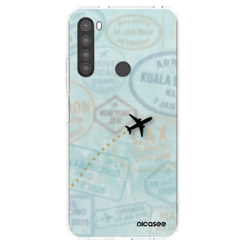 Picasee διαφανής θήκη σιλικόνης Xiaomi Redmi Note 8 - FLIGHT PATH