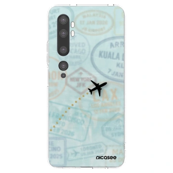Picasee διαφανής θήκη σιλικόνης Xiaomi Mi Note 10 (Pro) - FLIGHT PATH