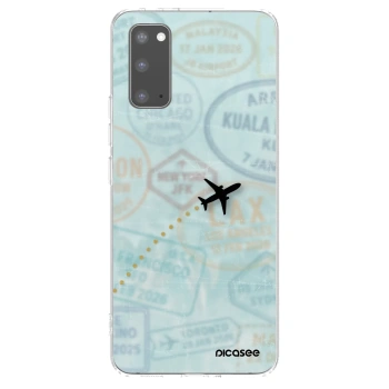 Picasee διαφανής θήκη σιλικόνης Samsung Galaxy S20 G980F - FLIGHT PATH