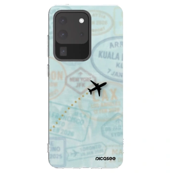 Picasee διαφανής θήκη σιλικόνης Samsung Galaxy S20 Ultra 5G G988F - FLIGHT PATH