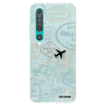 Picasee διαφανής θήκη σιλικόνης Xiaomi Mi 10 - FLIGHT PATH